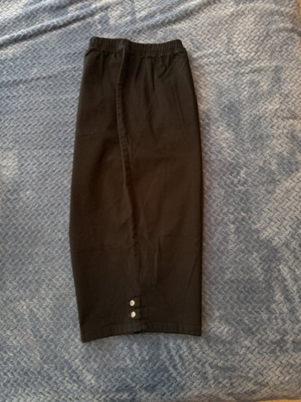 Croft & Barrow Woman Stretch Black Bermuda Shorts Capri Size 2X - Picture 9 of 10